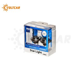 لامپ سه خار 12 ولت 100/90 وات H4 استارلایت یخی