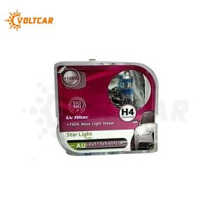 لامپ سه خار H4 استارلایت افزایشی 150 درصد 12 ولت 60/55 وات موجود در ولتکار و دیجی کالا