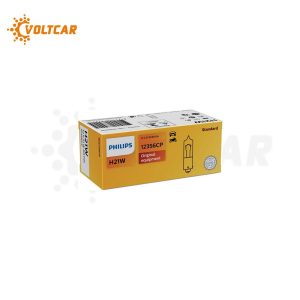 لامپ راهنما (مینیاتوری) 12 ولت 21 وات H21w فیلیپس12356cp