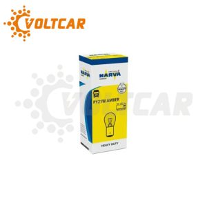 لامپ تک کنتاکت نارنجی ناروا 24 ولت ۲۱ وات Py21W