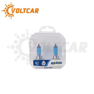 لامپ دو فیش پرشیایی یخی 12 ولت 85 وات ناروا H7