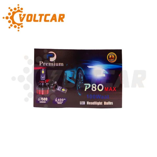 لامپ هدلایت پرمیوم P80Max پایه 9006