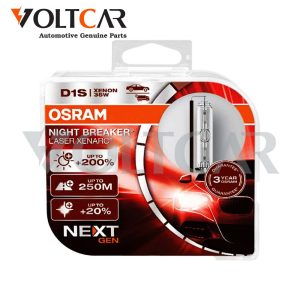 لامپ زنون D1S اسرام مدل نایت بریکر 200٪ OSRAM دو عددی