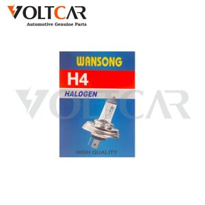لامپ هالوژن H4 ون سانگ سه خار گرد وات استاندارد ۱۲ ولت ۶۰/۵۰ وات wansong