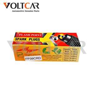 شمع خودرو فلش پوینت دو پلاتین پایه کوتاه مدل FP39CRD