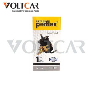 فیلتر بنزین-صافی بنزین یک سر کج فلزی پراید