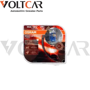 لامپ H4 سه خار اسرام مدل نایت برکر افزایشی %150 OSRAM1