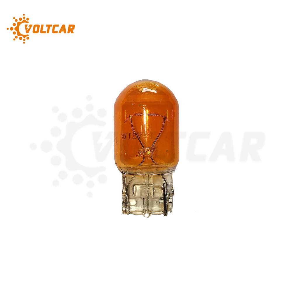 لامپ آریایی مزدایی یک کنتاکت نارنجی 12 ولت 21 وات استار لایت W21YW