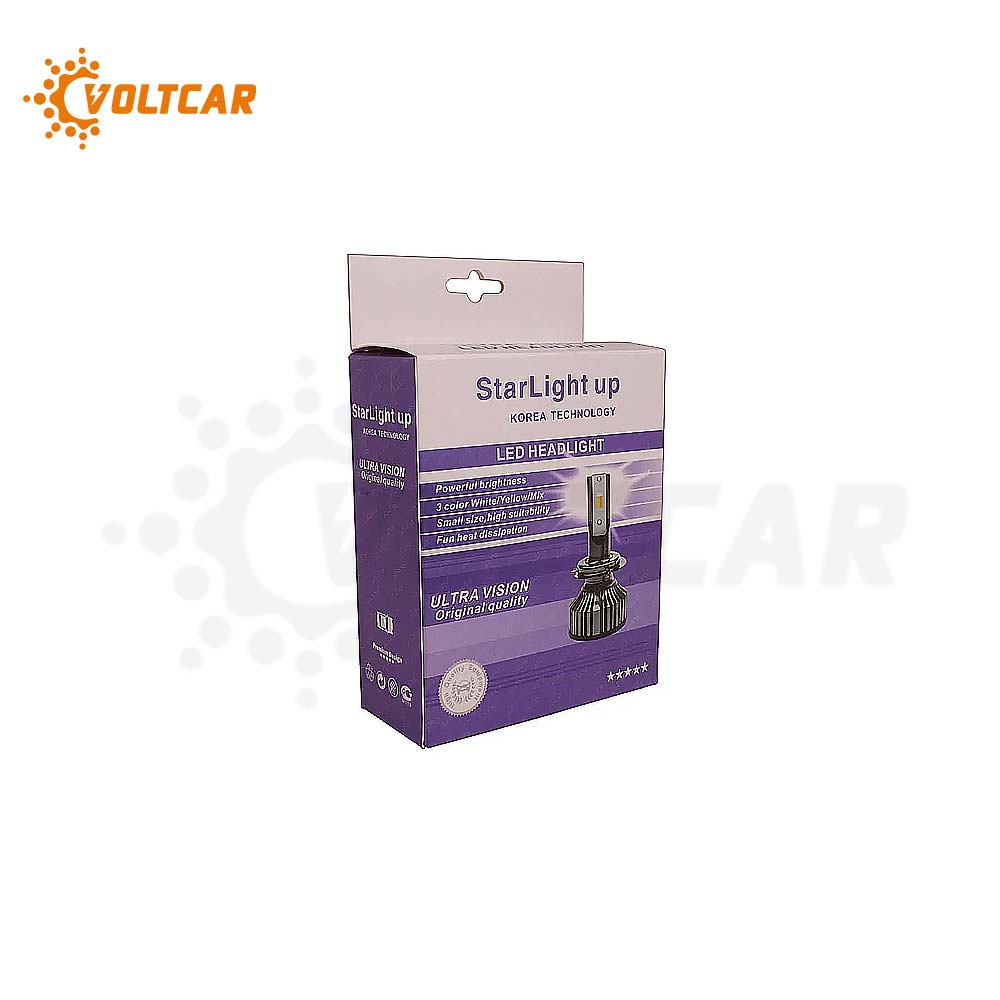 لامپ بی سیم 12 ولت 58 وات سه رنگ H1 استارلایت زنون(CSP)