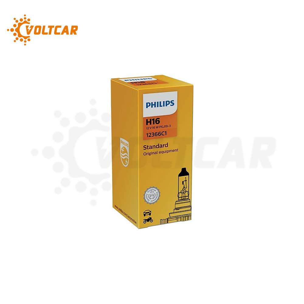 لامپ هالوژن 12 ولت 19 وات H16 فیلیپس 12366C1