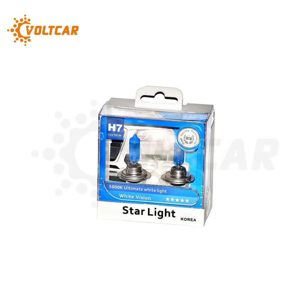 لامپ پرشیایی 12 ولت 100 وات H7 استارلایت یخی