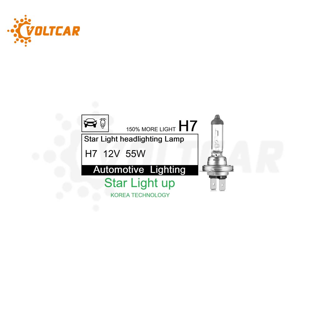 لامپ پرشیایی 12 ولت 55 وات H7 استارلایت