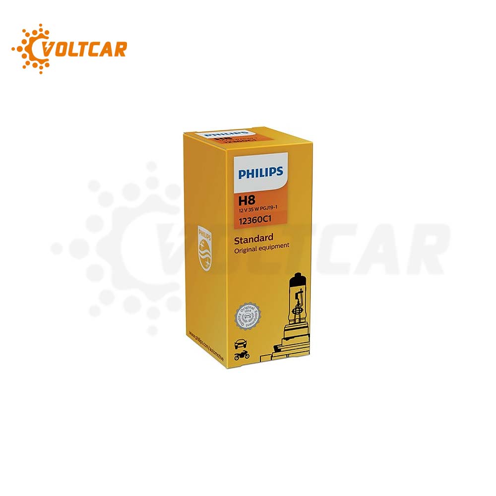 لامپ هالوژن 12 ولت 35 وات H8 فیلیپس 12360C1