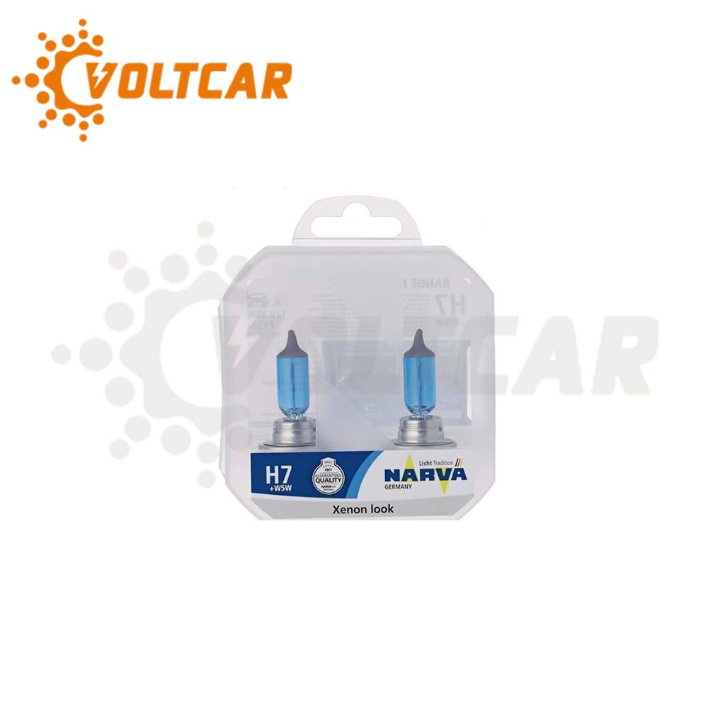 لامپ دو فیش پرشیایی یخی 12 ولت 85 وات ناروا H7