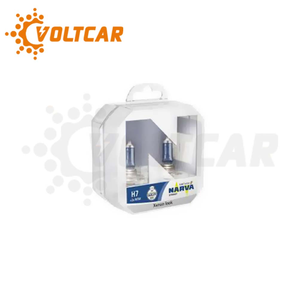 لامپ h7 ناروا به همراه لامپ آریایی ناروا در پکیج دو عددی (H7+W5w)