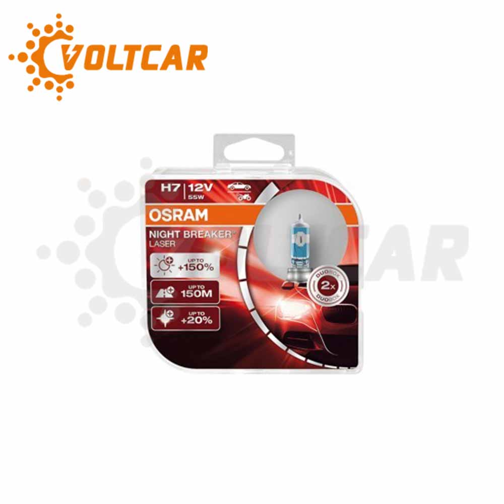 لامپ هالوژن H7 اسرام مدل نایت برکر افزایشی %150