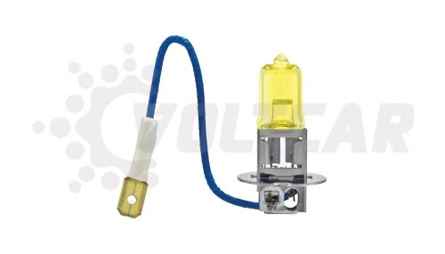 لامپ سیم دار زرد 12 ولت ۱۰۰ وات H3 شاینی ولف