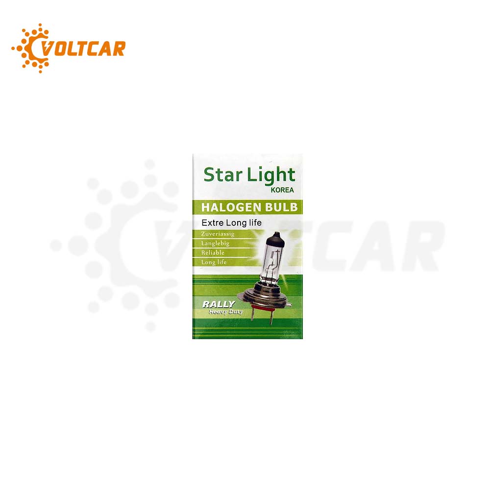 لامپ سه خار 12 ولت 60/55 وات H4 استارلایت