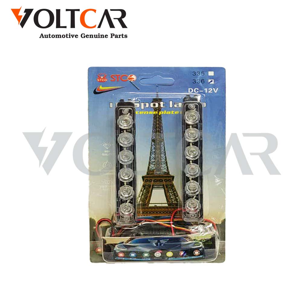 چراغ پلیسی 12 لنز چشمک زن قرمز و آبی