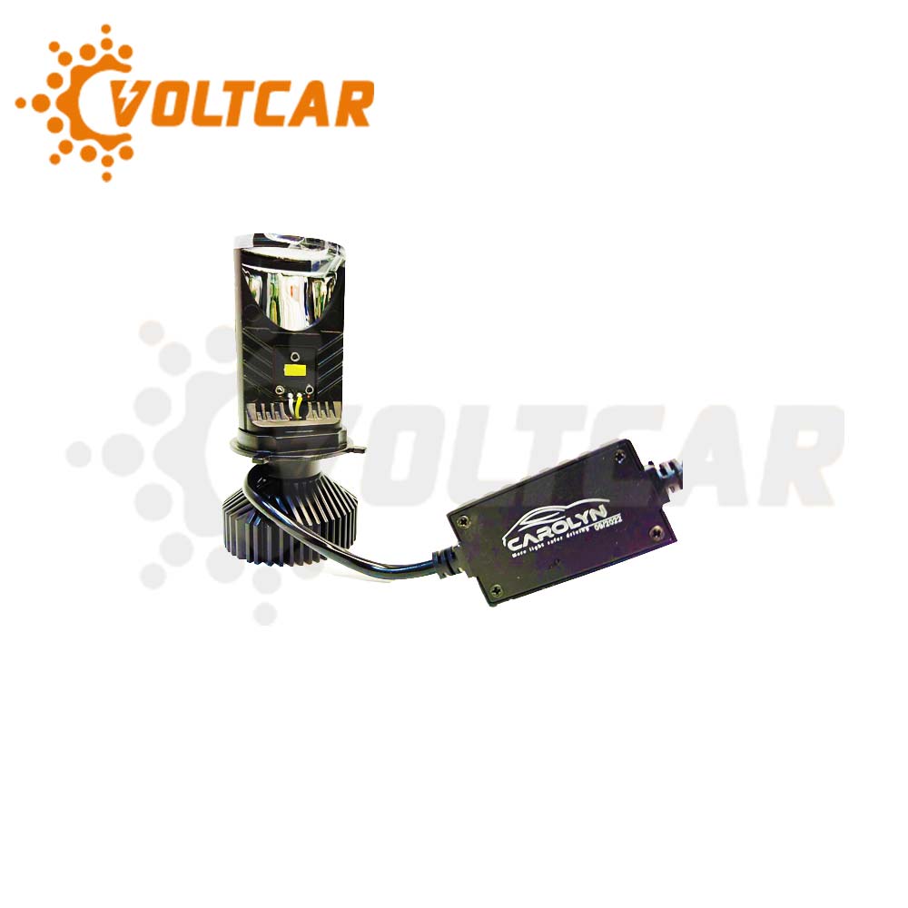 لامپ هدلایت کارولین ۵۵ وات لنز دار پایه H4