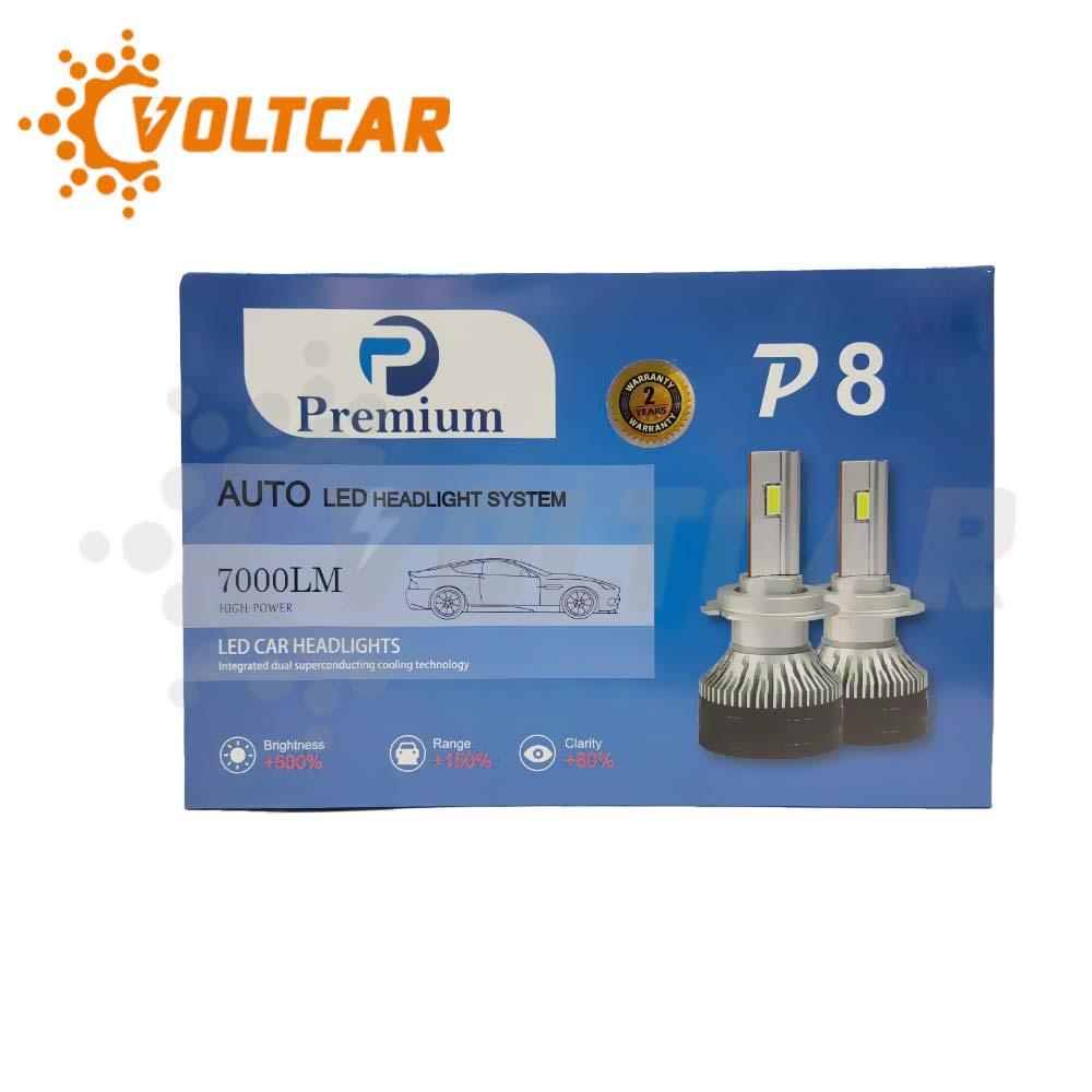 لامپ هدلایت پرمیوم P8 پایه 9006