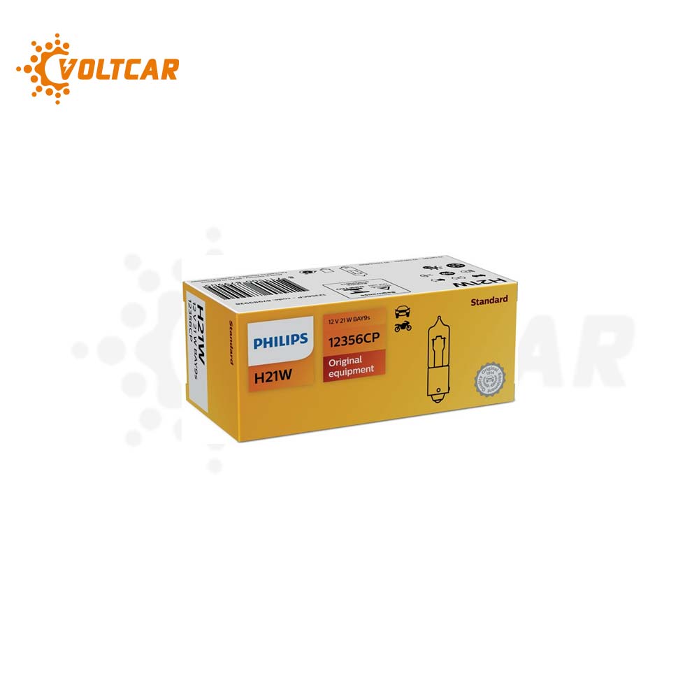 لامپ راهنما (مینیاتوری) 12 ولت 21 وات H21w فیلیپس12356cp