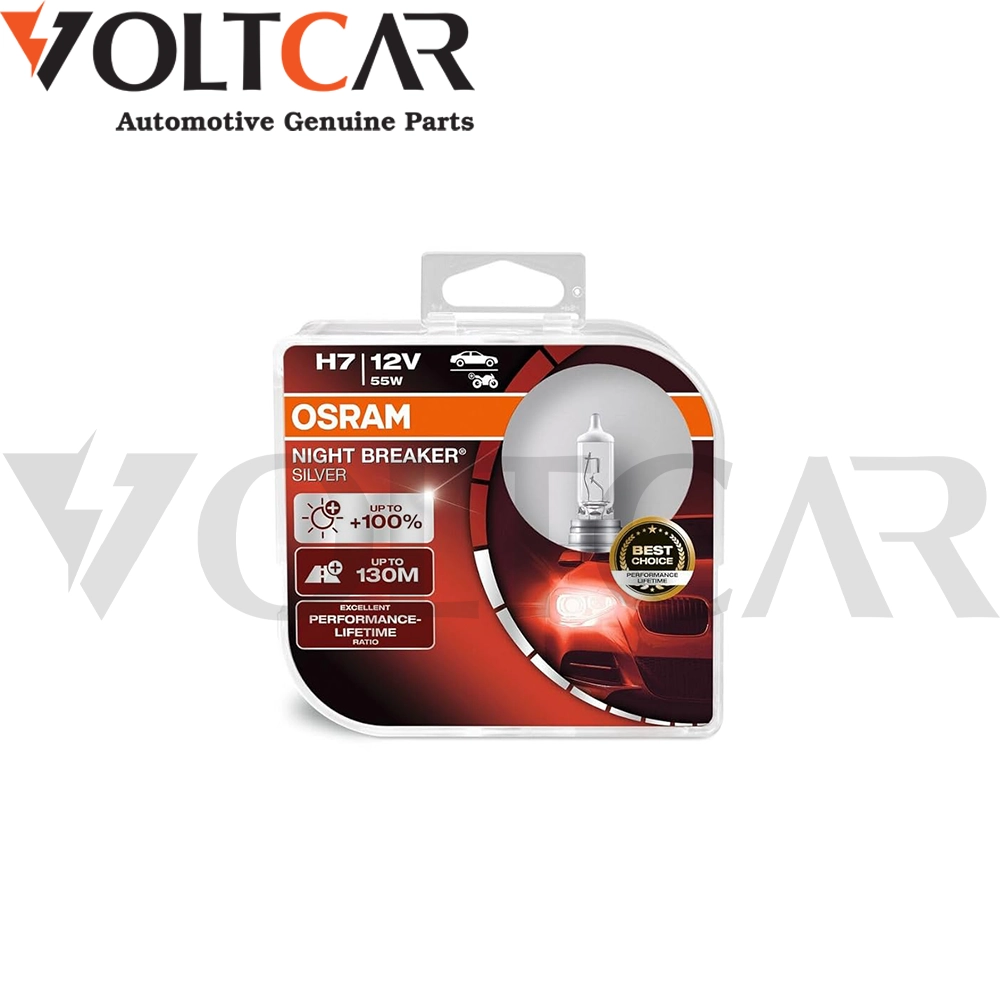 لامپ H7 پرشیایی اسرام نایت برکر 100% OSRAM
