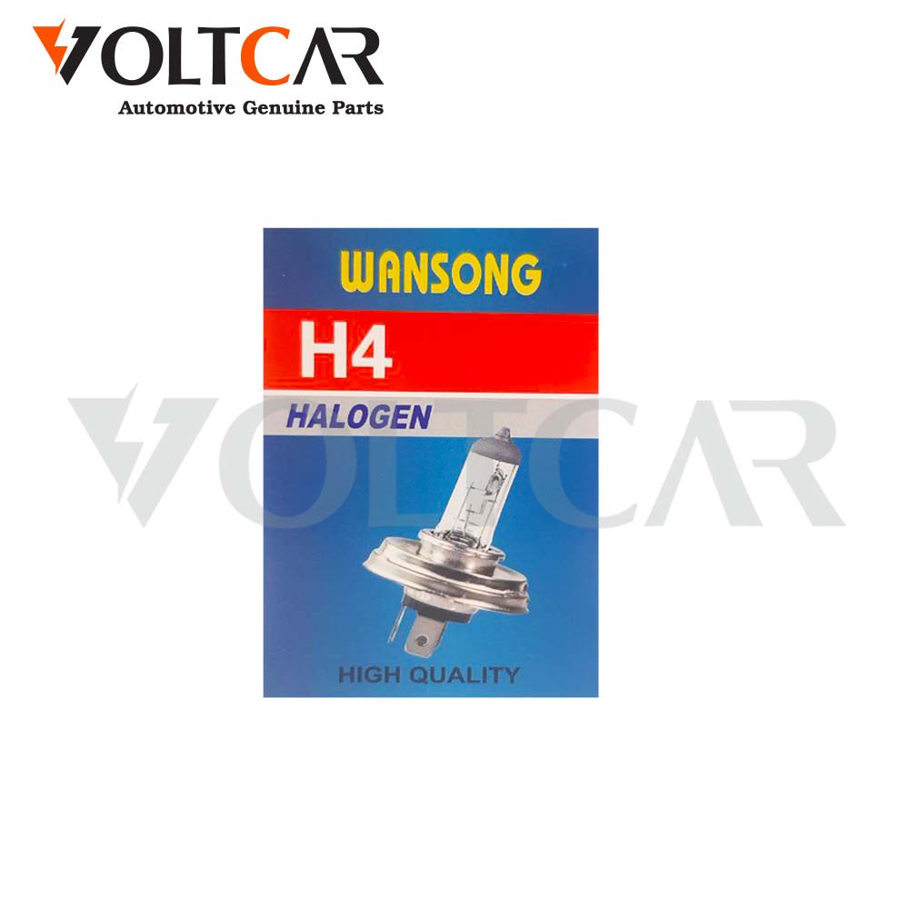 لامپ هالوژن H4 ون سانگ سه خار وات بالا ۱۲ ولت ۱۰۰/۹۰ وات wansong