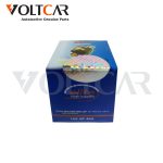 آفتامات چراغ ۸ فیش شیشه ای دو پلاتین پایه برنجی - Image 2